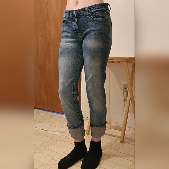 GAP Straight Cuff Denim Jeans Size US 6 - Picture 2 of 10